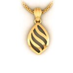 Women Fashion Pendant Nugget Ring  3D Print Model