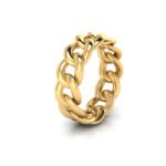 Cuban Ring Nugget Ring  3D Print Model