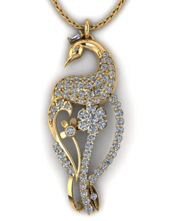 Peacock Pendant_3D Print Model