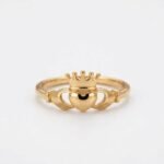 Claddagh Ring_Hand Holding Crown Heart Ring